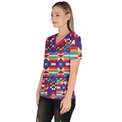 Women s V-Neck Scrub Top 