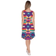 Knee Length Skater Dress With Pockets 