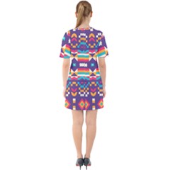 Sixties Short Sleeve Mini Dress 