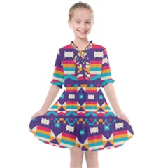 Kids  All Frills Chiffon Dress 