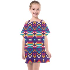 Kids  One Piece Chiffon Dress 