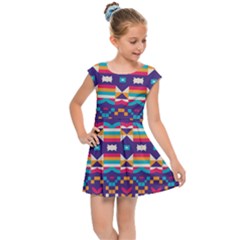 Kids  Cap Sleeve Dress 