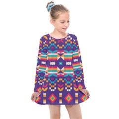 Kids  Long Sleeve Dress 