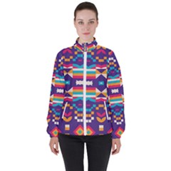 Women s High Neck Windbreaker 