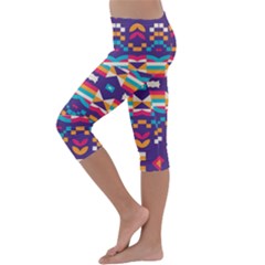 Kids  Lightweight Velour Capri Leggings  