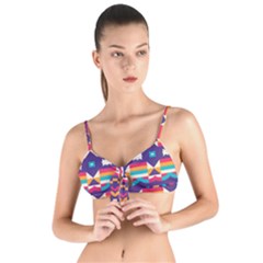 Tie Up Cut Bikini Top 