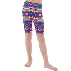 Kids  Mid Length Swim Shorts 