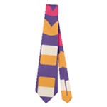 Pastel shapes rows on a purple background                                                                   Necktie