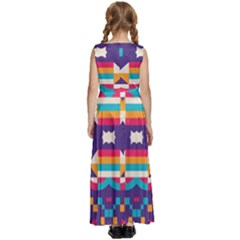 Kids  Satin Sleeveless Maxi Dress 