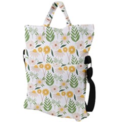 Fold Over Handle Tote Bag 