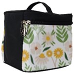 Flowers on a white background pattern                                                                   Make Up Travel Bag (Big)