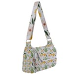 Flowers on a white background pattern                                                                 Post Office Delivery Bag