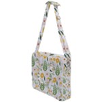 Flowers on a white background pattern                                                                 Cross Body Office Bag