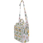 Flowers on a white background pattern                                                                 Crossbody Day Bag