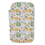 Flowers on a white background pattern                                                                 Waist Pouch (Large)