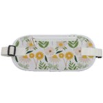 Flowers on a white background pattern                                                                Rounded Waist Pouch