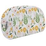 Flowers on a white background pattern                                                               Makeup Case (Medium)