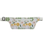 Flowers on a white background pattern                                                              Active Waist Bag