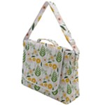 Flowers on a white background pattern                                                               Box Up Messenger Bag