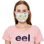 Flowers on a white background pattern                                                              Cloth Face Mask (Adult)