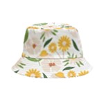 Flowers on a white background pattern                                                                Bucket Hat