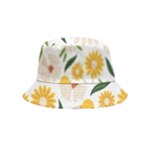 Flowers on a white background pattern                                                                Bucket Hat (Kids)