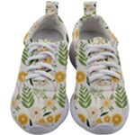 Flowers on a white background pattern                                                                 Kids Athletic Shoes