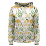 Flowers on a white background pattern                                                                Men s Pullover Hoodie