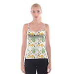 Flowers on a white background pattern                                                                    Spaghetti Strap Top