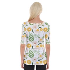 Wide Neckline T-Shirt 