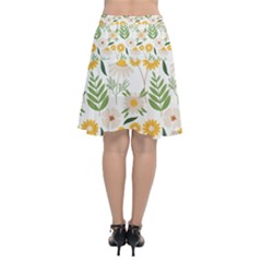 Chiffon Wrap Front Skirt 