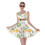 Flowers on a white background pattern                                                                    Skater Dress