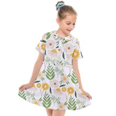 Kids  Short Sleeve Shirt Dress 