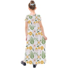 Kids  Short Sleeve Maxi Dress 