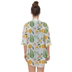 Open Front Chiffon Kimono 