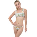 Flowers on a white background pattern                                                                   The Little Details Bikini Set