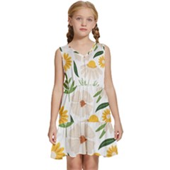 Kids  Sleeveless Tiered Mini Dress 