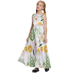 Kids  Satin Sleeveless Maxi Dress 