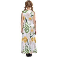 Kids  Satin Sleeveless Maxi Dress 