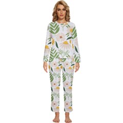 Womens  Long Sleeve Lightweight Pajamas Set 