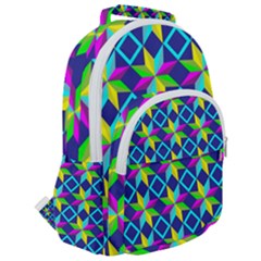 Rounded Multi Pocket Backpack 