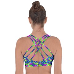 Cross String Back Sports Bra 