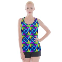 Colorful stars pattern                                                                    Criss cross Back Tank Top from ArtsNow.com