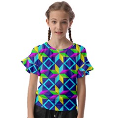 Kids  Cut Out Flutter Sleeves 