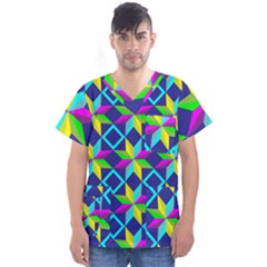 Men s V-Neck Scrub Top 