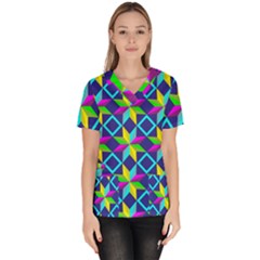 Women s V-Neck Scrub Top 