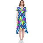 Colorful stars pattern                                                                  High Low Boho Dress