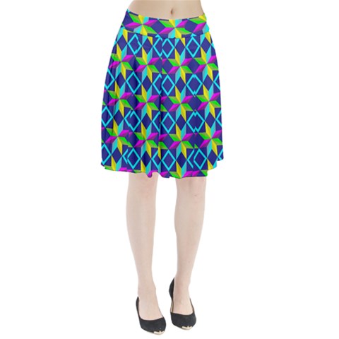 Colorful stars pattern                                                                 Pleated Skirt from ArtsNow.com