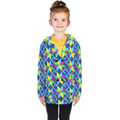 Kids  Double Breasted Button Coat 