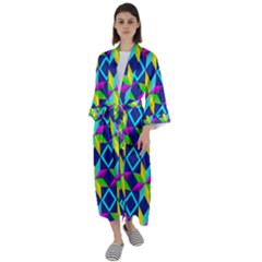 Maxi Satin Kimono 